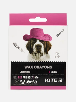 Мел восковой Jumbo цвет разноцветный KITE ЦБ-00223058