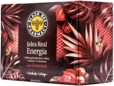 Дієтична добавка Black Bee Jalea Real Energa Guaran 20 ампул (3175681249332)