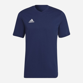 T-shirt męski w serek Adidas ENT 22 Tee HC0450 L Granatowy (4065418918343)