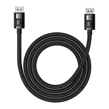 Кабель Baseus High Definition Series Adapter Cable DP to DP 8K 2m Black B00633706111-02
