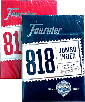 Карти гральні Fournier 818 Jumbo Index 1 колода х 55 карти (8420707037031)