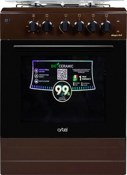 Плита комбинированная ARTEL Milagro 10-E Brown