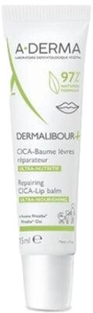 Higieniczna szminka A-Derma Dermalibour Lip Balm 15 ml (3282770143683)