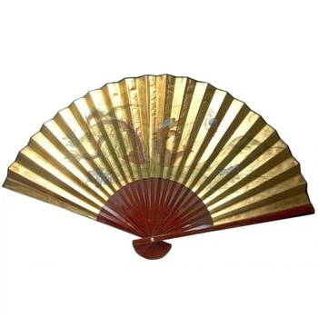 Веер настенный расписной "Золото" (77 CM 30") Stylish