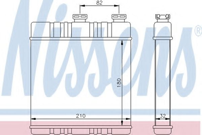 пічка OP ZAFIRA A(99-)1.6 i 16V(+)[OE 1618 142] Nissens (72660)