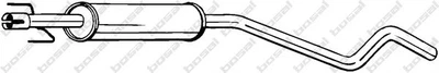 Резонатор Opel Astra G 03-04 Bosal (284747)