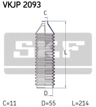 Пыльник рулевого управления SKF (VKJP2093)