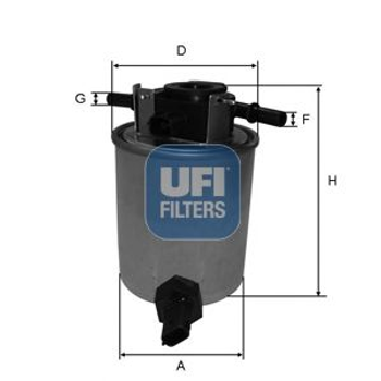 Топливный фильтр UFI (2402001)