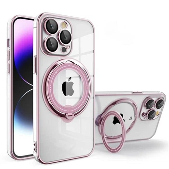 Чохол CaseFashion Holder Shining з підставкою для iPhone 12 Pro Max Pink