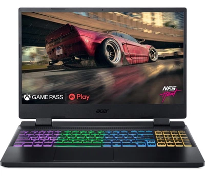 Ноутбук Acer Nitro 5 / Intel Core i5-12500H / 16 ГБ / 512 ГБ Накопичувач / NVIDIA GeForce RTX 4060 / матовий, LED, IPS,165 Гц / для ігор і мультимедіа