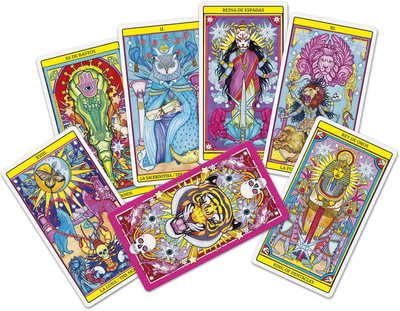 Karty tarota Fournier Tarot El Dios de los Tres 1 talia x 78 kart (8420707451981)