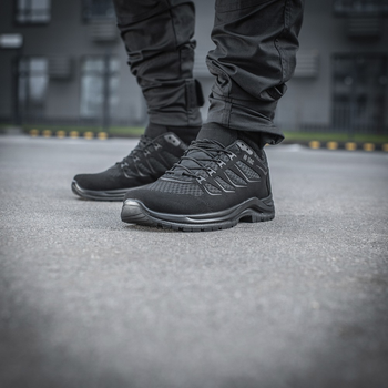 Чоловічі тактичні кросовки літні M-Tac розмір 47 (31.1 см) Чорний (Iva Black)