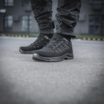 Чоловічі тактичні кросовки літні M-Tac розмір 40 (26.2 см) Чорний (Iva Black)