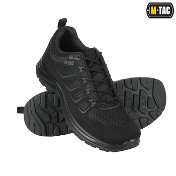 Мужские тактические кроссовки летние M-Tac размер 42 (27.7 см) Черный (Iva Black)