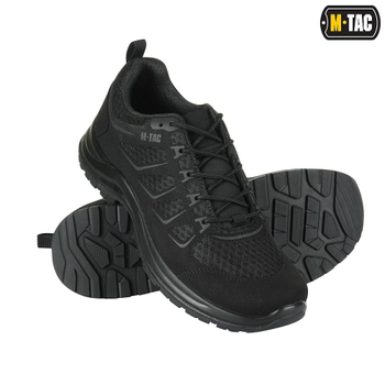 Чоловічі тактичні кросовки літні M-Tac розмір 36 (23,8 см) Чорний (Iva Black)