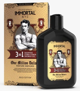 Шампунь 3 в 1 Immortal NYC "One Million Dollars (з унікальним ароматом)"