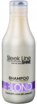 Шампунь для світлого волосся - Stapiz Sleek Line Violet Blond Shampoo 300 мл (5906874553398)