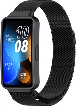 Миланская Петля Milano для Huawei Band 8 Black (33622-2B)