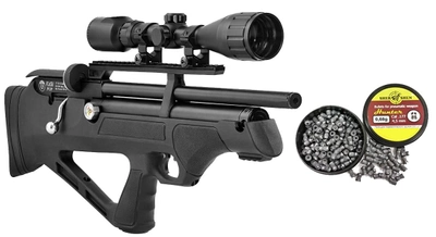 PCP Гвинтівка Hatsan FlashPup-S + Оптика 4х32 + Кулі