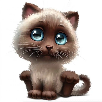 Наклейка UKC на будь-яку поверхню Kitten WSX5678