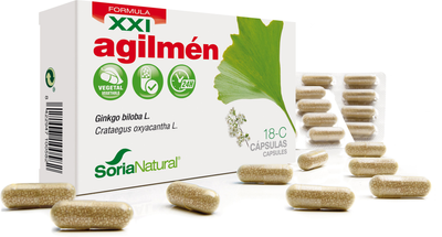 Suplement diety Soria 18-C Agilmen 30 kapsułek (8422947100582)