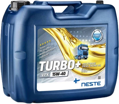 Моторна олива Neste Turbo+ VPX 15W-40 20 л (СТ-00039184)