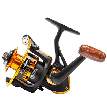 Катушка для спиннинга алюминий безынерционная Fishing YF2000 Gold 10-1ВВ с запасной шпулей