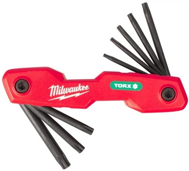 Набор складных шестигранных ключей Milwaukee Torx 8 шт. (4932480979)