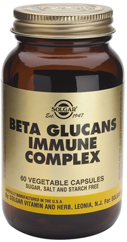 Suplement diety Solgar Beta Glucans Immune Complex 60 kapsułek (0033984362147)
