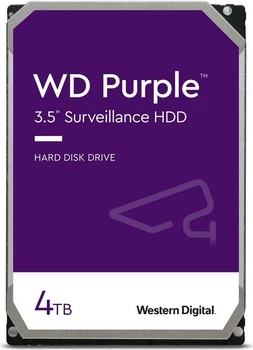 Жесткий диск Western Digital Purple 4TB 5400rpm 256MB WD43PURZ 3.5