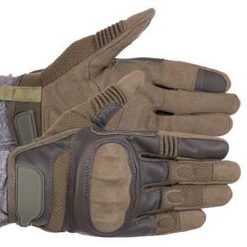 Тактичні рукавиці для військових ЗСУ Military Rangers BC-9877 розмір XL оливковий