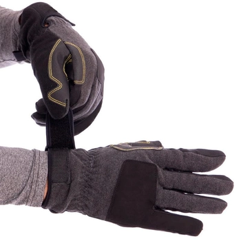 Перчатки тактические зимние, теплые для военных ЗСУ Military Rangers BC-5621 размер XL черные