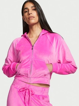 Толстовка на блискавці жіноча Victoria's Secret 488585818 XXL Рожева (1159789494)