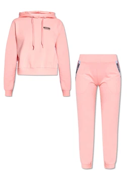 Спортивний костюм жіночий Moschino рожевий, розмір M/L (MSH00010-35)