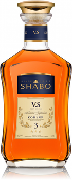 Коньяк Украины Shabo V.S. три звезды 0.5 л 40% (4820070400816)