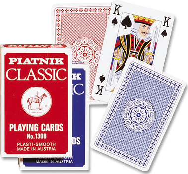 Гральні карти одинарні Piatnik Classic Bridge 1300 1 колода х 55 карт (9001890130014)