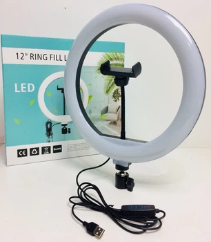 Лампа кільцева LED 30 см від USB або мережі 220 TaigeXin