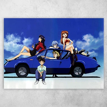 Плакат постер CupKit "Евангелион / Neon Genesis Evangelion" №25 А4 21х29,7 см