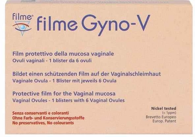Kapsułki dopochwowe Vea Filme Gyno Vaginal Ovules 6 Units (8033837330158)