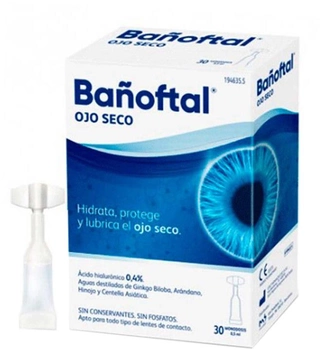 Krople Banoftal Dry Eye Drops Single Dose 0.4% 20 pojemników x 0.5 ml (8436540338785)