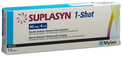 Засіб для лікування остеоартрозу Suplasyn 1-Shot Syringe 6 мл (626763000691)
