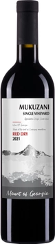 Вино Mount of Georgia Mukuzani красное сухое 0.75 л 11-14% (4860038008289)