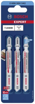 Полотно для лобзика Bosch Expert Laminate T128 BHM, 3 шт (2608900542)