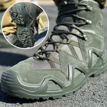 Чоловічі армійські черевики AK військові берці демісезонні Tactic тактичні берці Waterproof олива 45 розмір