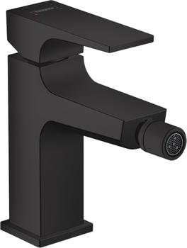 Смеситель для биде HANSGROHE Metropol 32520670 матовый черный с донным клапаном