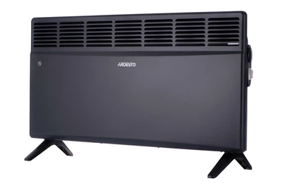 ARDESTO Конвектор електричний CH-2500MCA, 2500 Вт, 25 м2, закритий нагрів. елемент, IP24, мех. керування, антрацит матовий