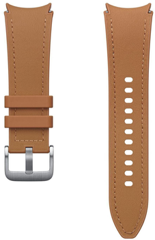 Ремінець Samsung Hybrid Eco-Leather Band (S/M) для Samsung Galaxy Watch 4/4 Classic/5/5 Pro/6/6 Classic Camel (ET-SHR95SDEGEU)