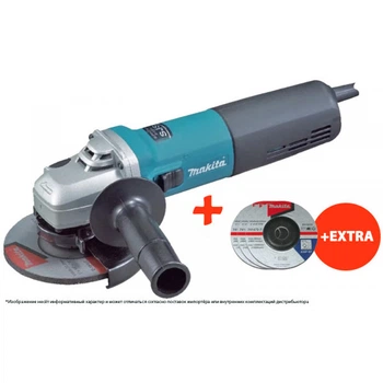 Кутова шліфувальна машина Makita 9565CVR + 3 круга 125х6 Makita