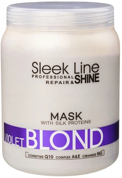 Нейтралізуюча маска для світлого волосся - Stapiz Sleek Line Violet Blond 1 л (ST4100)