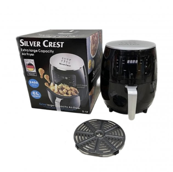 Аеро-фрітюрниця цифрова безмасляна фритюрниця 6 літрів SILVER CREST S-18 2400W